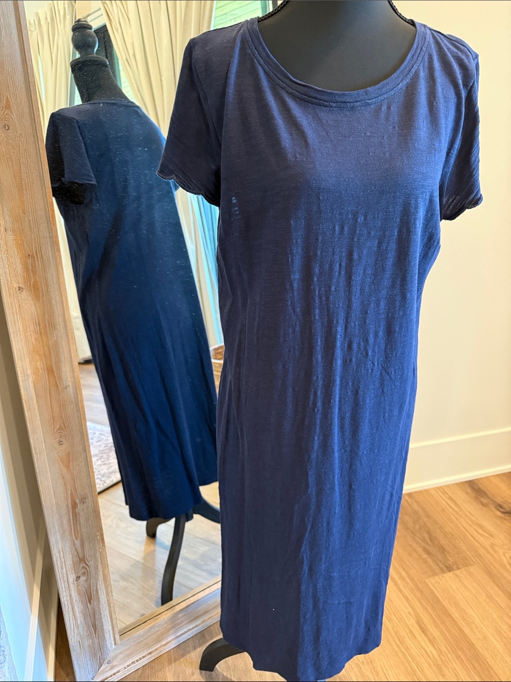 Talbots Navy T-Shirt Knit Dress
